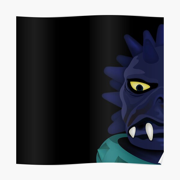 Spikey Head Guy Poster