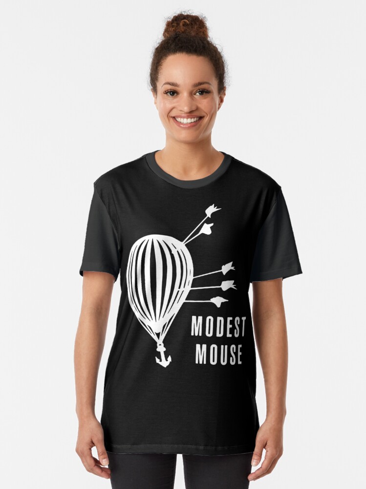 Alternate view of Modest Mouse Good News Before the Ship Sank Combined Album Covers (Dark) Graphic T-Shirt