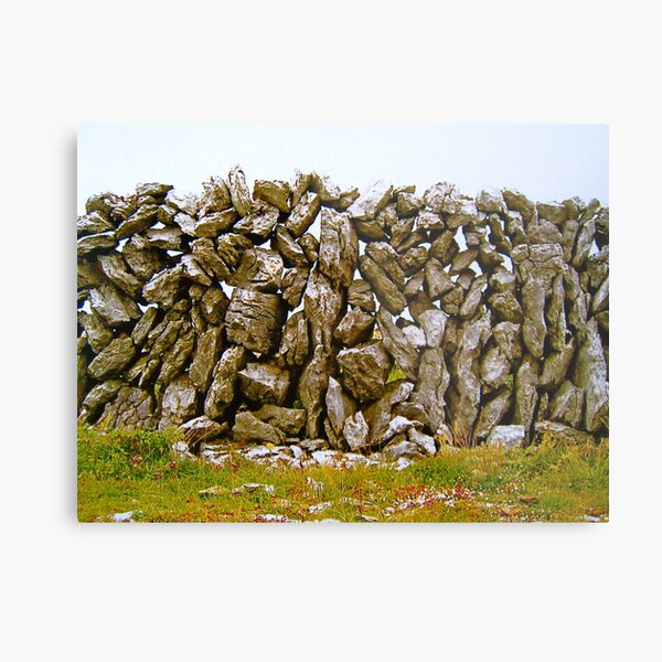 Stony Filigree Metal Print