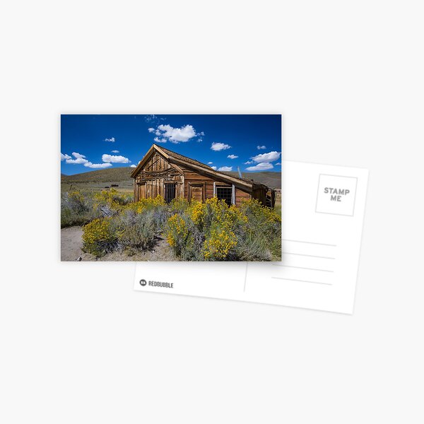 Bodie California Jail Late Summer Postcard