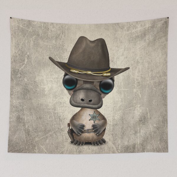 Item preview, Cute Baby Platypus Sheriff designed and sold by JeffBartels.