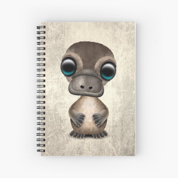 Baby Platypus Spiral Notebooks Redbubble