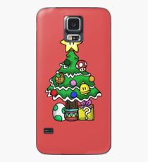 Funda/vinilo para Samsung Galaxy Super Mario - Mushroom Kingdom Navidad (viejo)