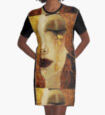 Golden Tears...Jugendstil art by Klimt Graphic T-Shirt Dress