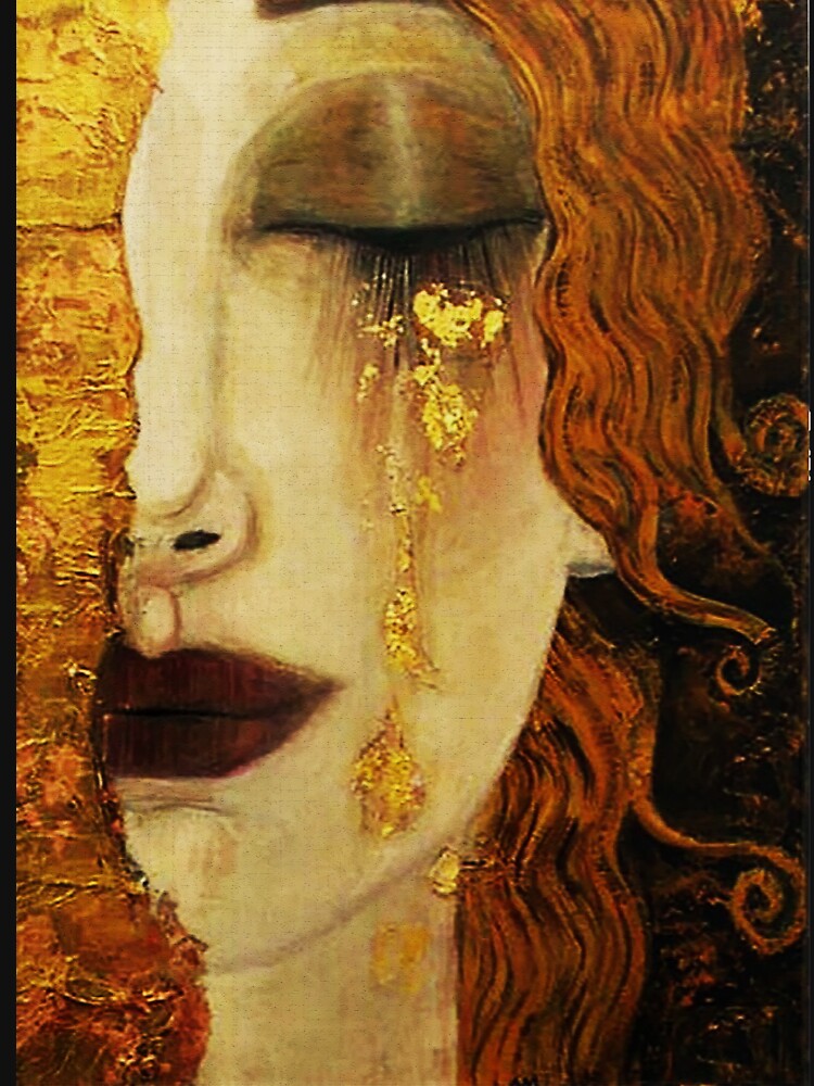 Golden Tears...Jugendstil art by Klimt by edsimoneit