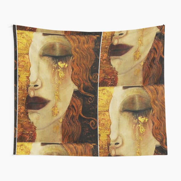 Golden Tears...Jugendstil art by Klimt Tapestry