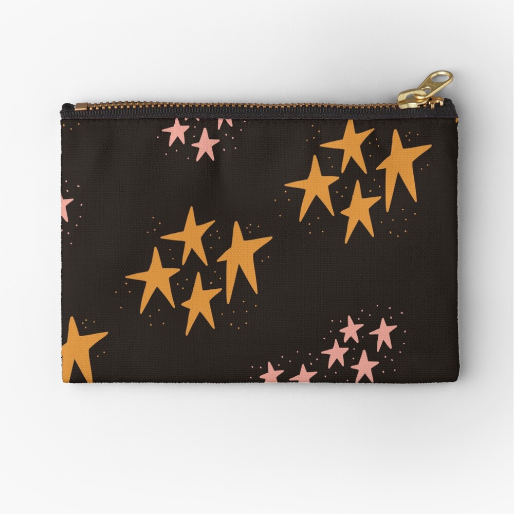 Whimsical Stars Zipper Pouch