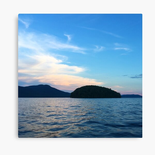 Dome Island at Dusk Lake George New York Canvas Print