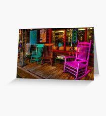 Rocking Chairs Greeting Card