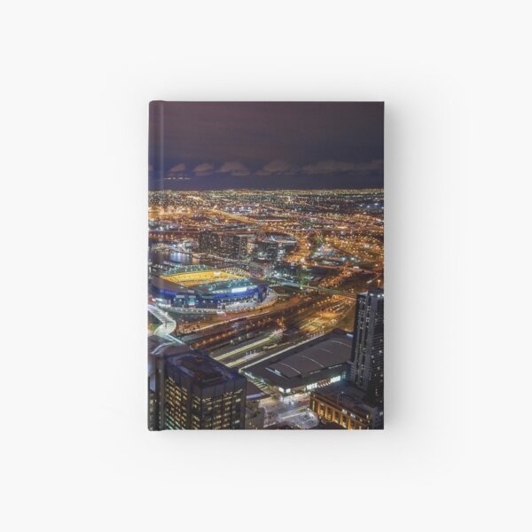 Melbourne at Night Hardcover Journal