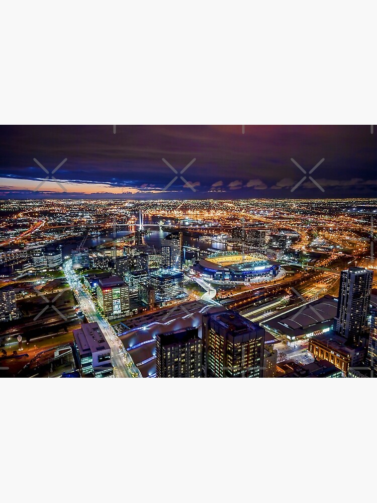 Melbourne at Night by RayW