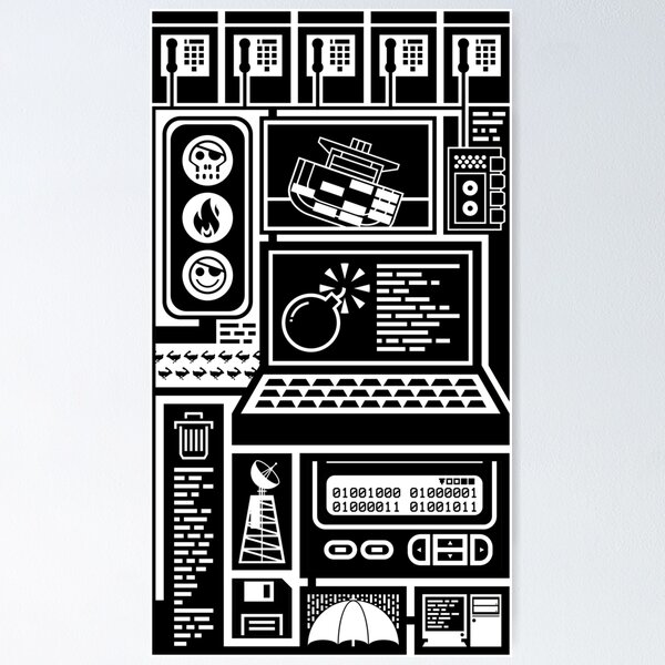 Artikel-Vorschau von HACK THE PLANET _ Hacker 1995 - null cool, designt und verkauft von alibird.