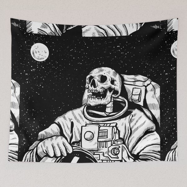 Item preview, halloween skeleton astronaut designed and sold by Gossip Rag.