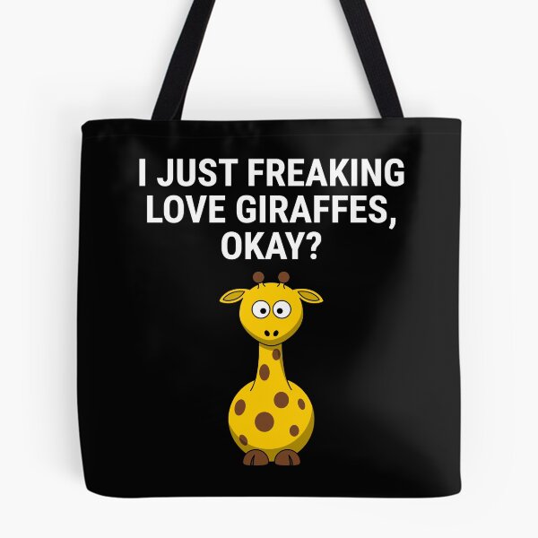 Item preview, I Just Freaking Love Giraffes Cute Giraffe T-shirt designed and sold by zcecmza.