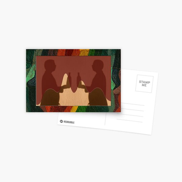 Retrieving The Wine Postcard