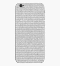 Vinilo o funda para iPhone Transcripción nueva en la ciudad