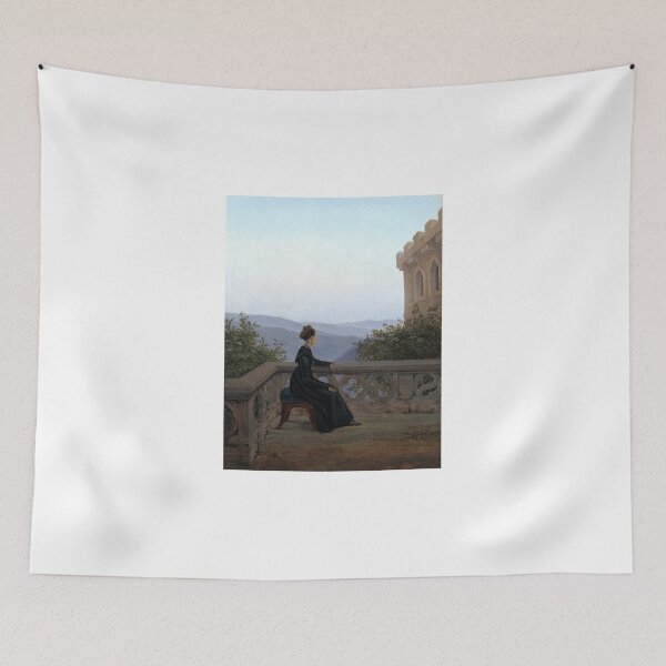 Item preview, Woman on the Balcony designed and sold by ArtHistorical.