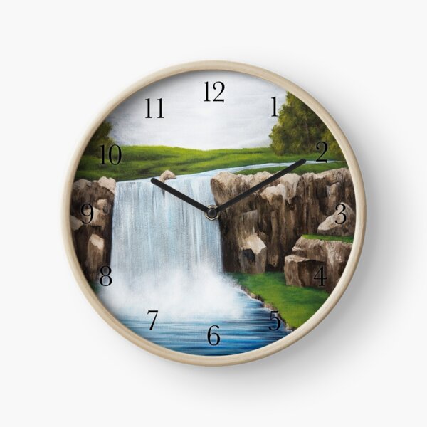 Grapefruit Falls Clock
