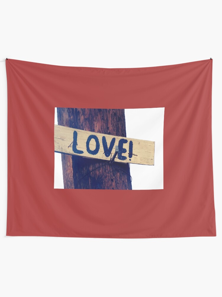 "LOVE " Tapestry by PicsByMi Redbubble