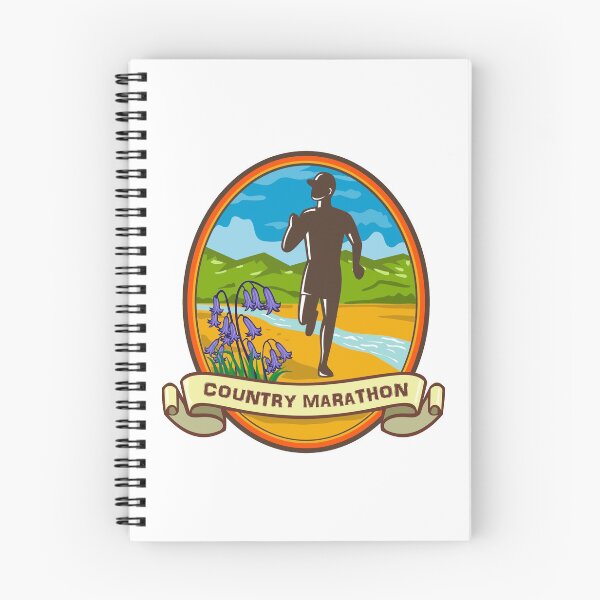 Item preview, Country Marathon Run Oval Retro designed and sold by patrimonio.