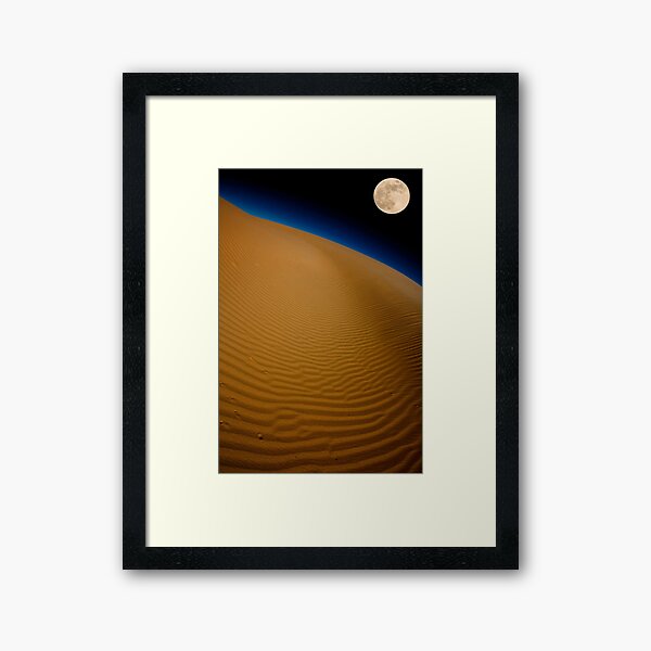 Moon Over Glamis Framed Art Print