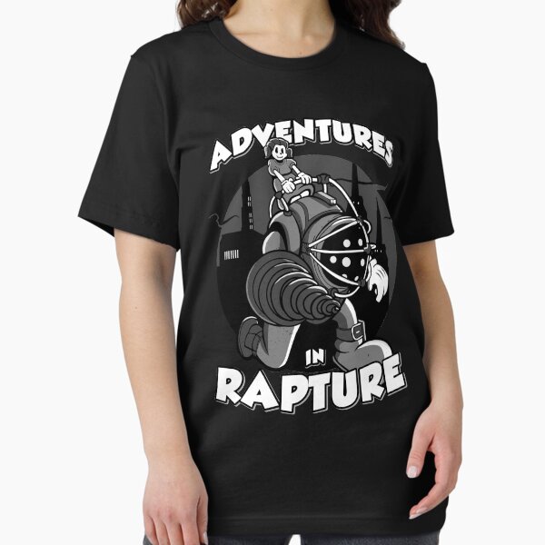 Item preview, Adventures In Rapture - Retro Parody T-Shirt designed and sold by TheGeekMachine.
