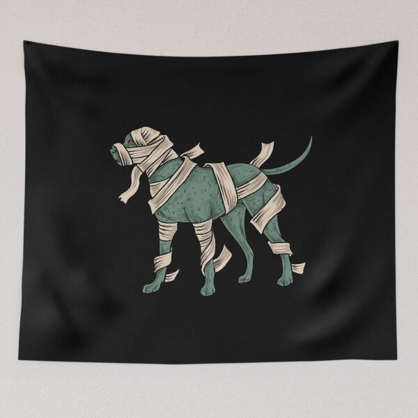Item preview, Scary Large Dog Mummy Halloween designed and sold by Maria Garcia.