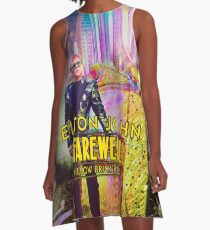 Elton Tempes John Farewell Yellow Brick Road Final Tour 2018 A-Line Dress