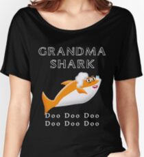 Oma Skark doo doo - passende Baby Shark Familie Loose Fit T-Shirt