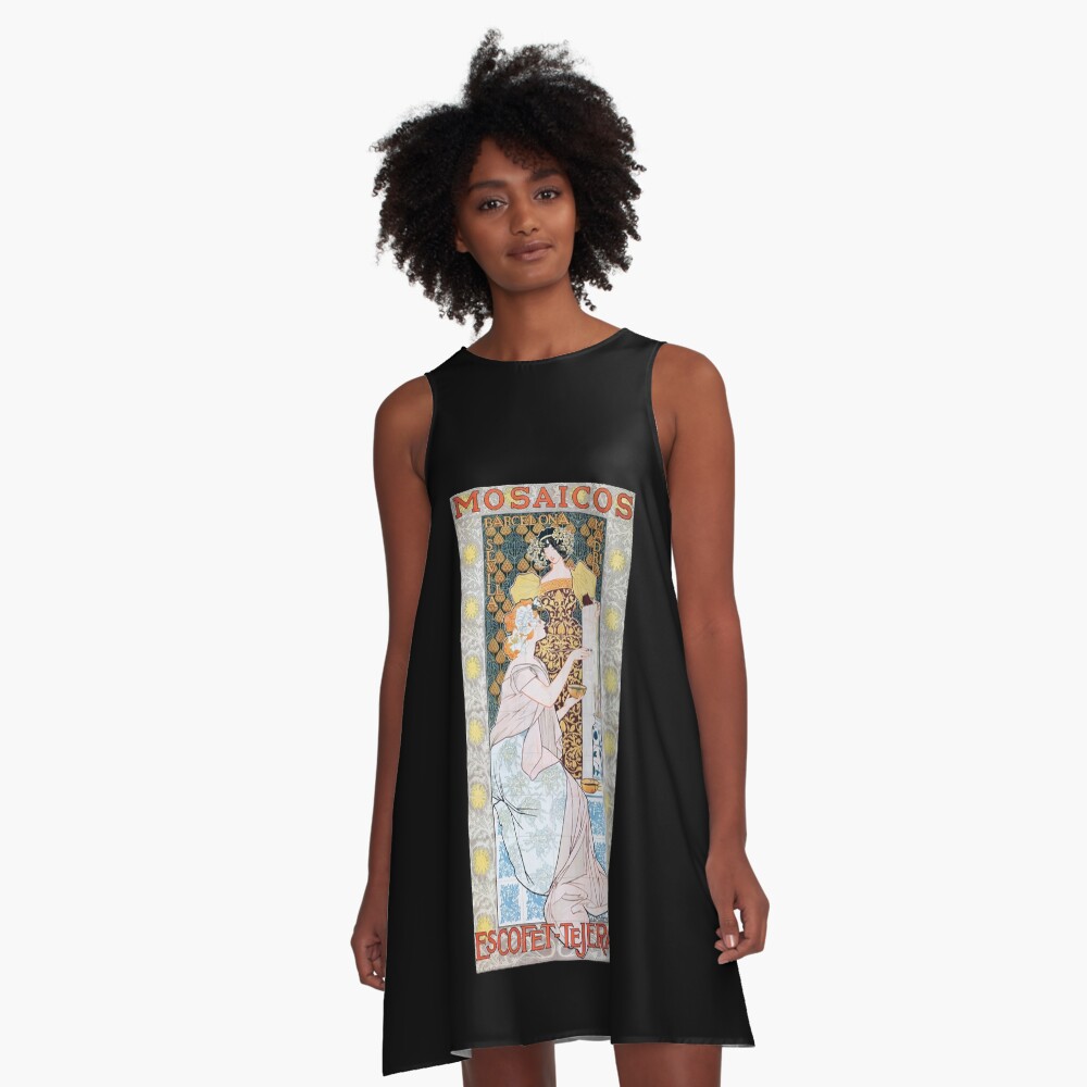 Item preview, A-Line Dress designed and sold by RozAbellera.