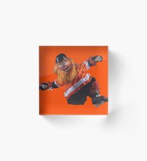 Gritty Philadelphia Flyers Mascot Acrylic Block