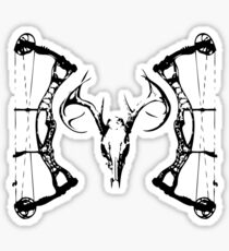 DeerSkull & Compound Bow Sticker