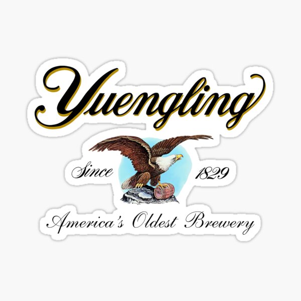 YUENGLING BREWERY die cut EAGLE LOGO STICKER decal craft beer brewing