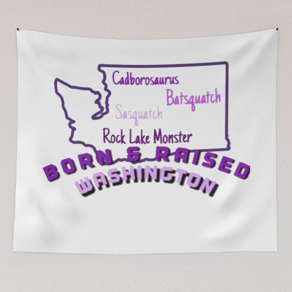 Item preview, Washington Cryptids - Born & Raised designed and sold by carlyscreations.