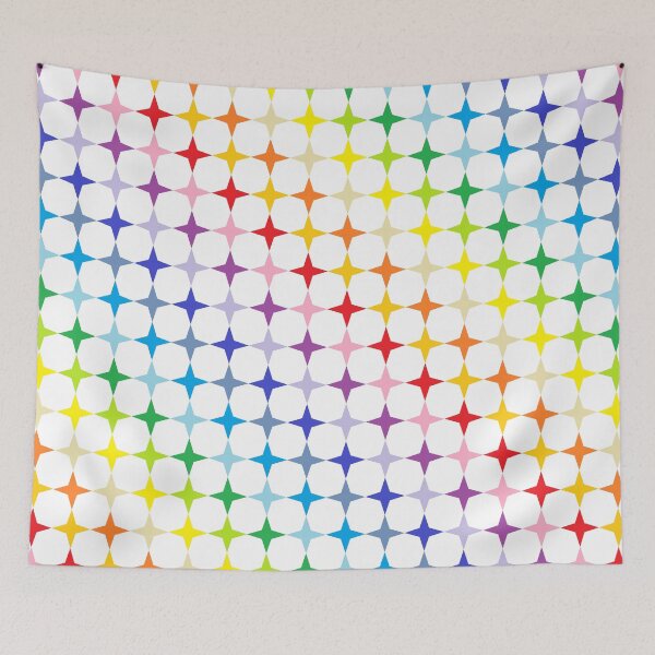 Item preview, Broader Spectrum 4 Point Rainbow Stars   designed and sold by lornakay.