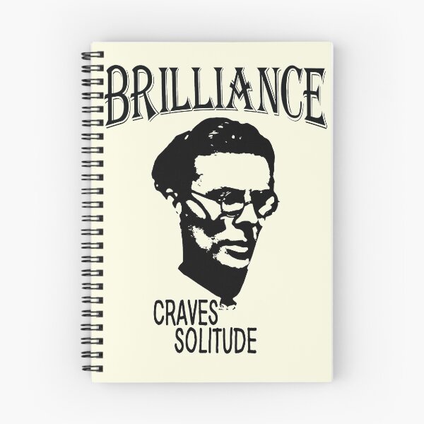 Item preview, Brilliance Craves Solitude | Aldous Leonard Huxley designed and sold by Christopher Taylor.