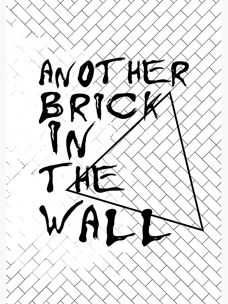 Another Brick In The Wall Pink Floyd Poster Canvas - Art Hoodie