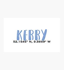 Kerry Coordinates Photographic Print
