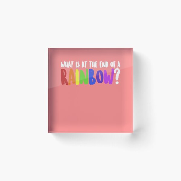 Item preview, WHAT IS AT THE END OF A RAINBOW? designed and sold by Capiral Bucketlist.