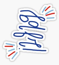 bdfr 2 (brian dozier for real - jordan mattson) Sticker