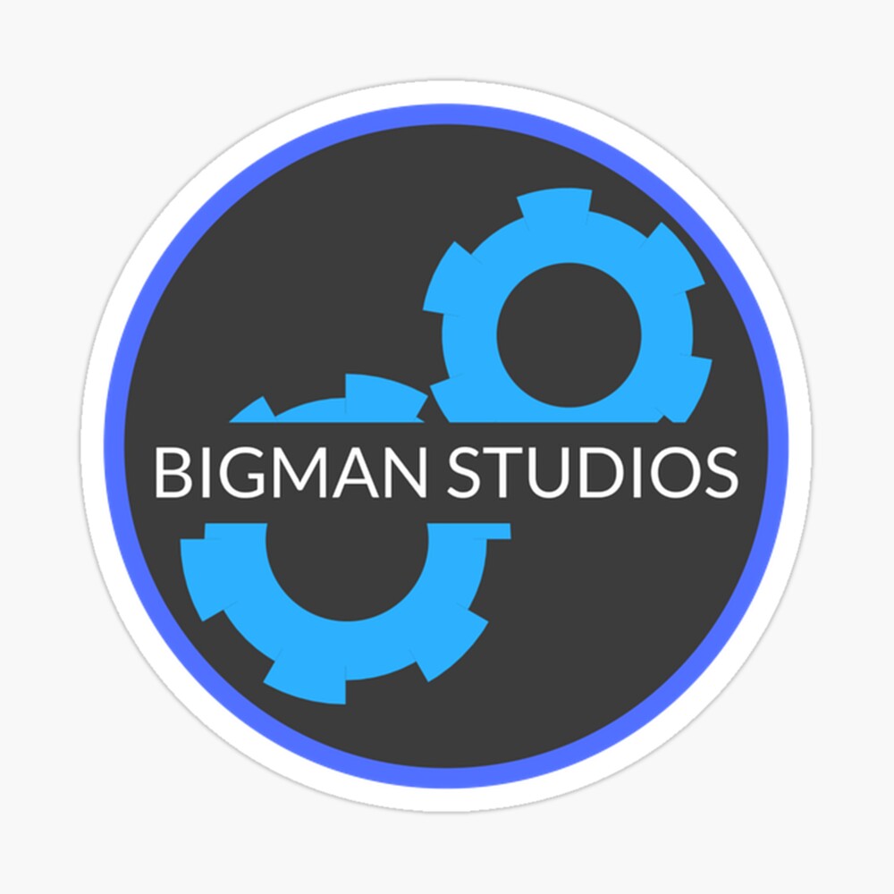 Bigman Studios Logo Canvas Print By Gewehrmann Redbubble - roblox mugen lobby
