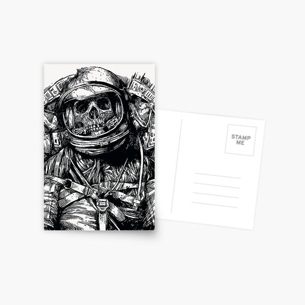 Dead Astronaut Postcard