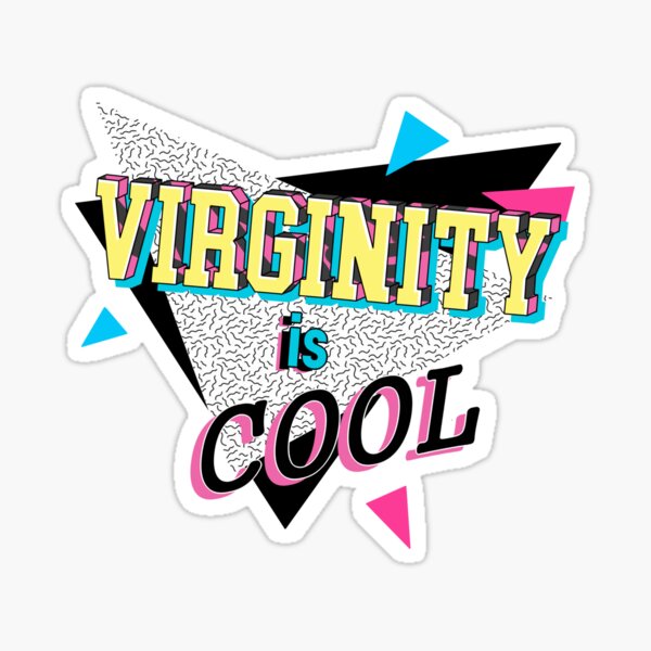 Virginity Rocks Stickers.