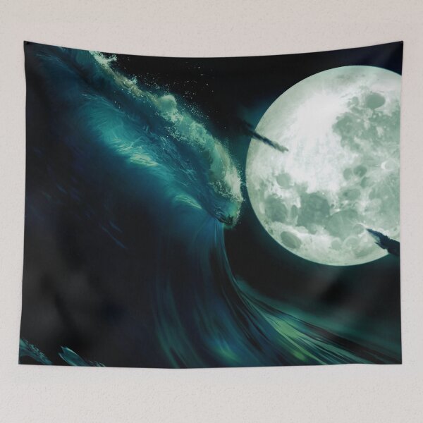 Item preview, big moon designed and sold by 4d2SurfyArte.