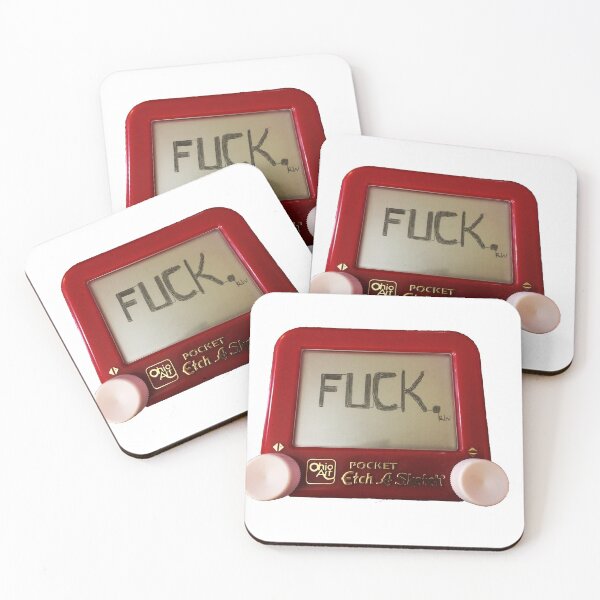 Item preview, Etch-a-sketch "FUCK." designed and sold by RachelTintedRed.