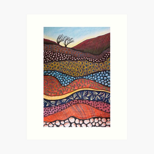 Item preview, Pastels - Earth Layers 1 designed and sold by Georgie Sharp.