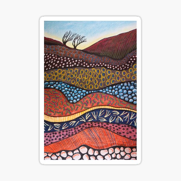 Item preview, Pastels - Earth Layers 1 designed and sold by Georgie Sharp.