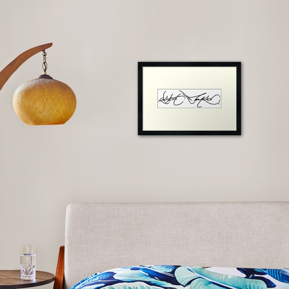 Roberto Enamorado aka Robertoinlove TM Framed Art Print