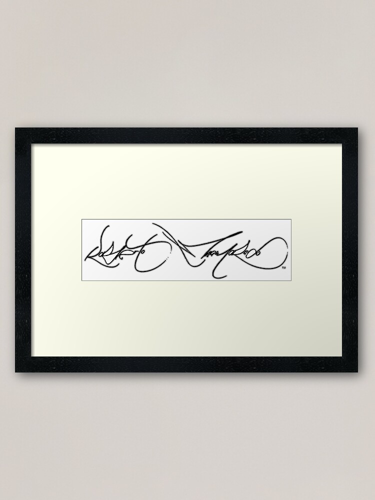 Alternate view of Roberto Enamorado aka Robertoinlove TM Framed Art Print