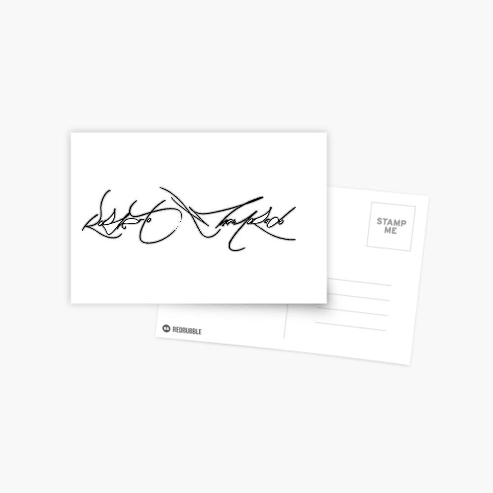 Roberto Enamorado aka Robertoinlove TM Postcard